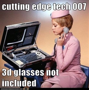 cutting edge tech 007  3d glasses not included