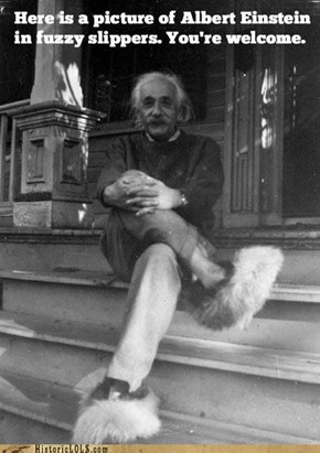 Einstein in Fuzzy Slippers