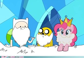 Adventure Time with Finn, Jake and Pinkie Pie?!