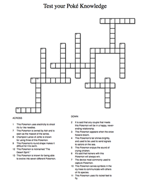 Can You Finish This Crossword Puzzle?