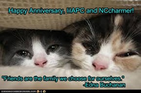 Happy Anniversary, lilAPC and NCcharmer!