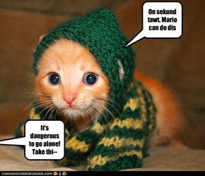 It's Dangerous to Go Alone!