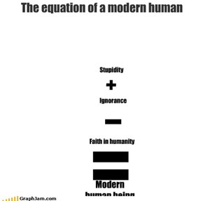 The equation of a modern human