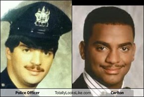 Police Officer Totally Looks Like Carlton