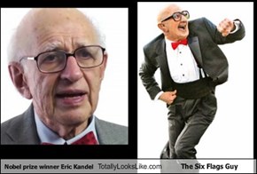 Nobel prize winner Eric Kandel Totally Looks Like The Six Flags Guy