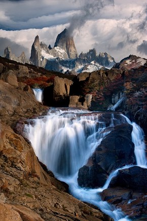 The Shimmering Falls of Laguna Capri, Patagonia