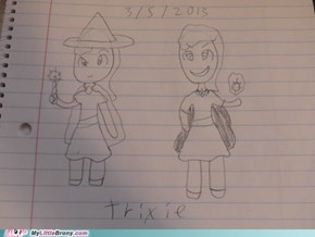 my drawing of trixie