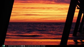 Glenelg Beach, Adelaide, Australia, Sunset