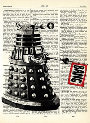 awesome dalek dictionary print