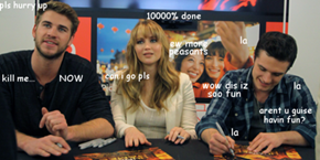Oblivious Josh Hutcherson is Oblivious 