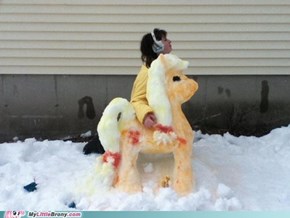 AppleJack snowpony! :)