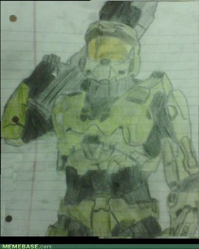 Master Chief Drawing