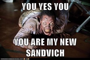 YOU YES YOU  YOU ARE MY NEW SANDVICH