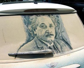 One Dusty Einstein