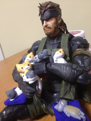 Solid Snake Has a Soft Side