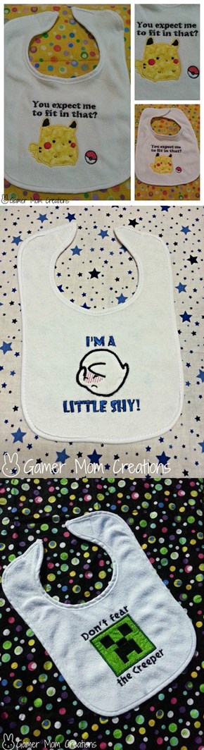 These Gamer Bibs Are Too Cute for Words