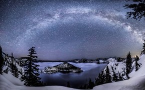The Stars Over Crater Lake