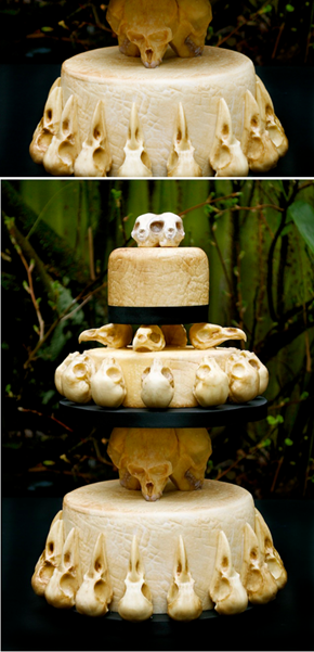 Would You Want This Catacomb Cake for Your Wedding?