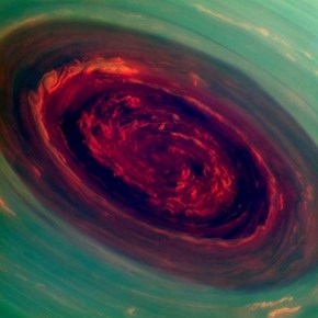 Full Color Image of Saturns Hurricane...Just Awesome