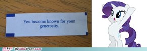 Rarity's Fortune Cookie!