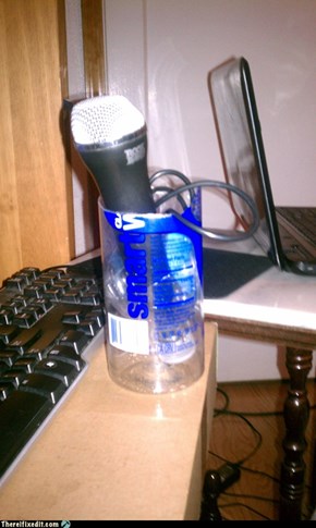 Ghetto Microphone Stand
