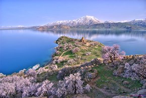 Akhtamar Island on Lake Van