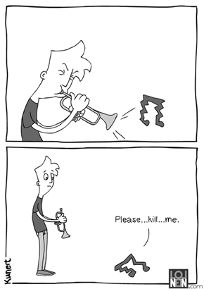 Why I don't play the trumpet