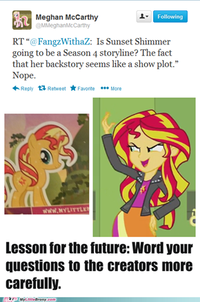 There's Sunset Shimmer