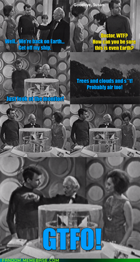 The First Doctor Doesn't Cry Over Lost Companions