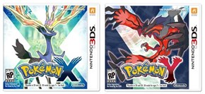 The Box Art for Pokemon X and Pokemon Y