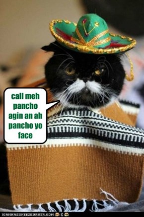 call meh pancho agin an ah pancho yo face