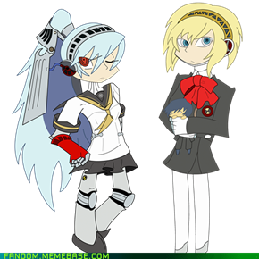 Labrys and Aigis with Narukami