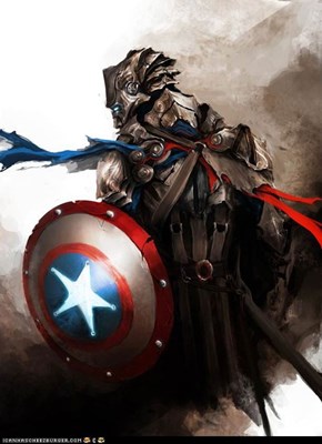 medieval-avengers-captain-america