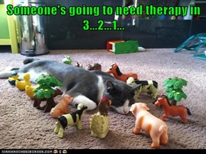 Someone's going to need therapy in 3...2...1...