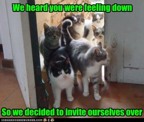 We heard you were feeling down