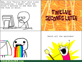 Reaction to watching Doctor Who