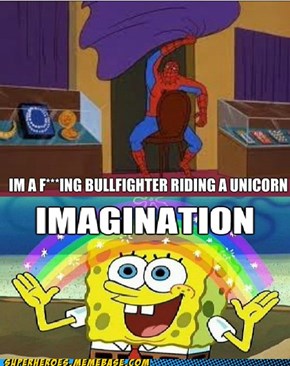 Spidey Has a Sweet Imagination