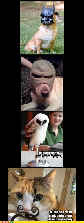 Mask+Animal=LOL!!