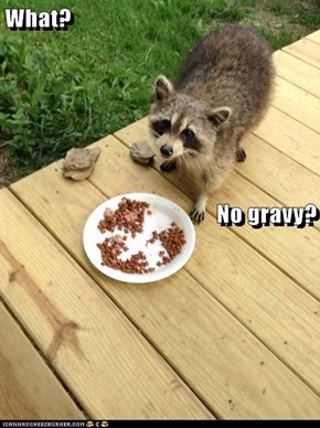 What? No gravy?