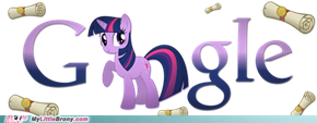 Twilight Sparkle Google Logo