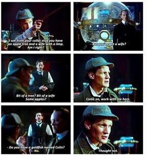 The Doctor Doesn't Make A Very Good Sherlock