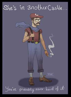Mario Characters as Hipsters