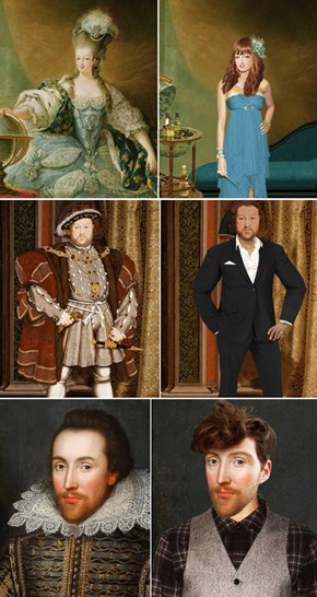 A New Perspective of the Day: Historical Figures Dressed in Contemporary Fashion