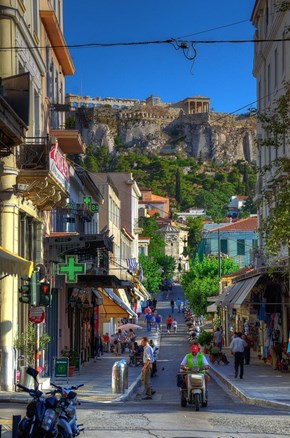 On the Historic Streets of Athens
