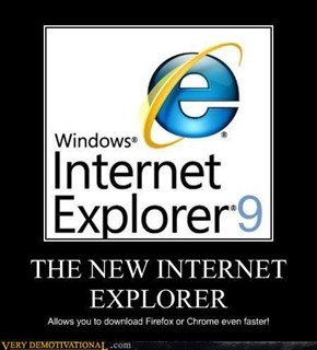 Three cheers for IE!