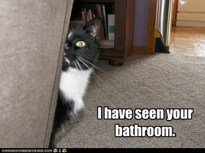 I have seen your bathroom.