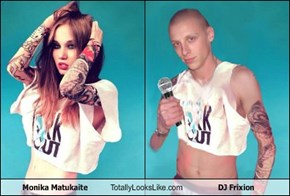 Monika Matukaite Totally Looks Like DJ Frixion