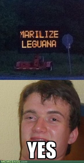 So high guy went for a drive...