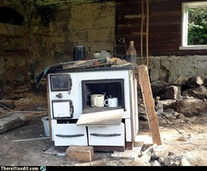 Admittedly, the Kitchen Needs Some Cosmetic Attention...