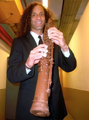 Kenny G and a Chocolate Saxophone